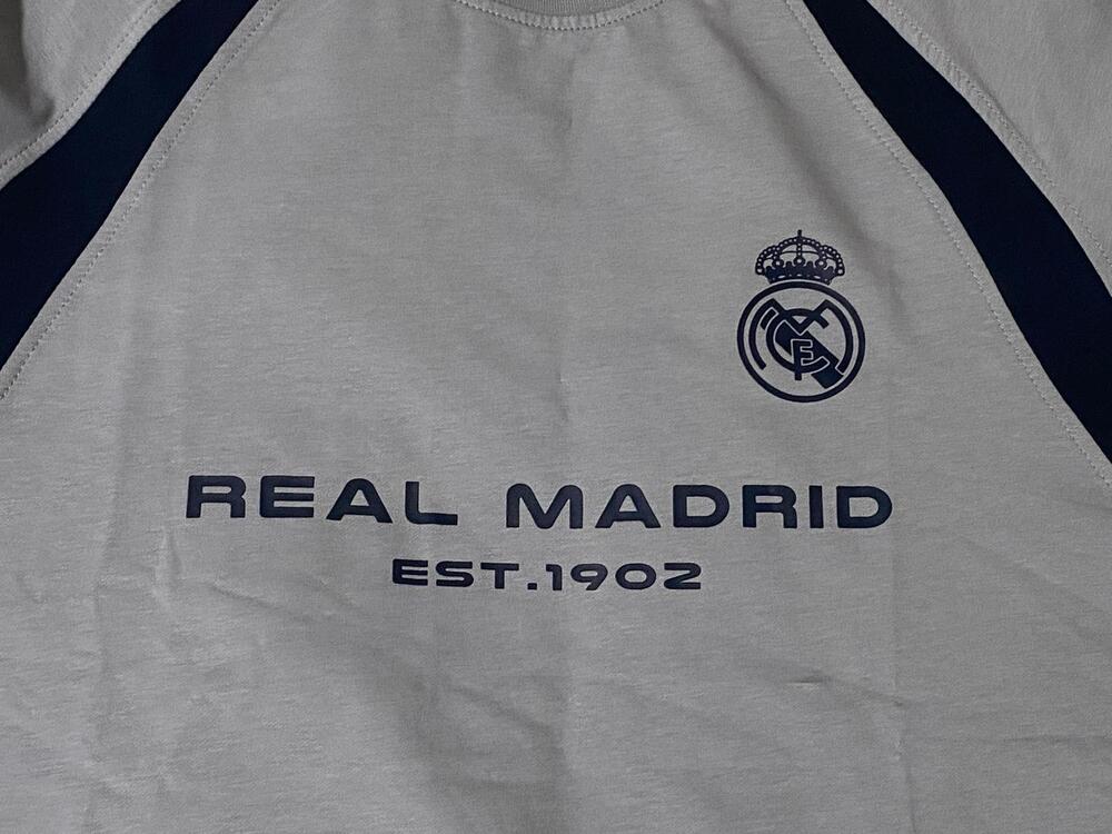 Broman Real Madrid Est 1902 Mens 2XL Gray Navy Soccer Shirt NEW